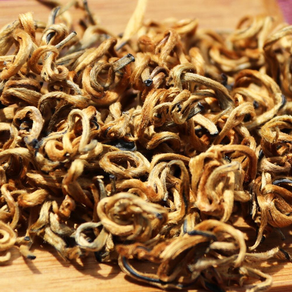 HelloYoungTea Yunnan Black Tea Honey Aroma Golden Buds Fengqing Dian Hong Kung Fu 100g