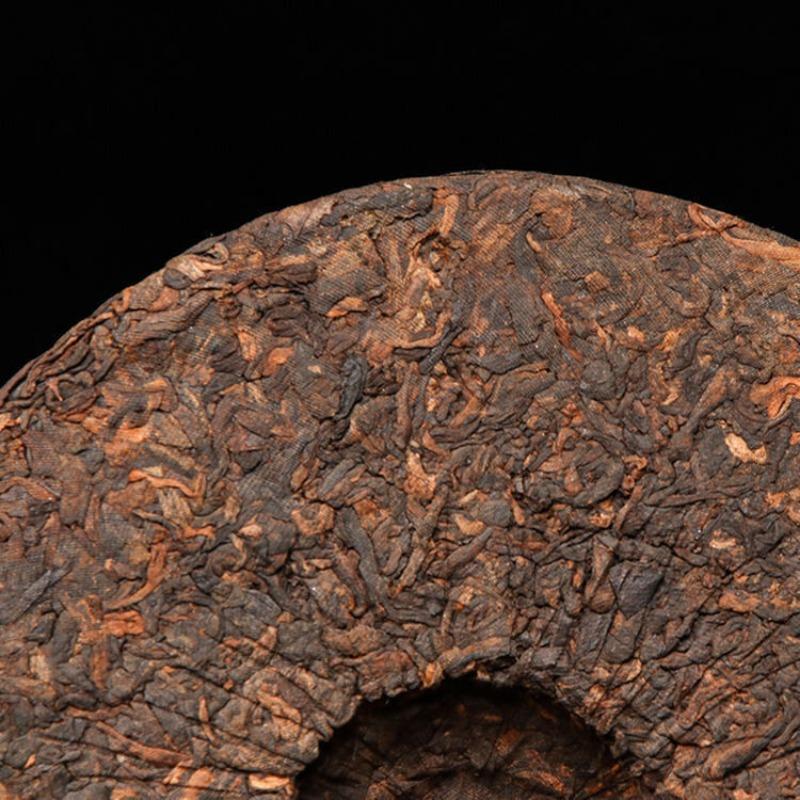 HelloYoungTea 357g Yunnan Pu'er Tea Mature Tea Old Pu'er Yunnan Qizi Cake Aged and Fragrant