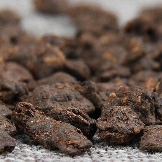 HelloYoungTea 100g Top Yunnan Ancient Tree Pu-Erh Tea Cooked Glutinous Rice Fragrant Tea Stone
