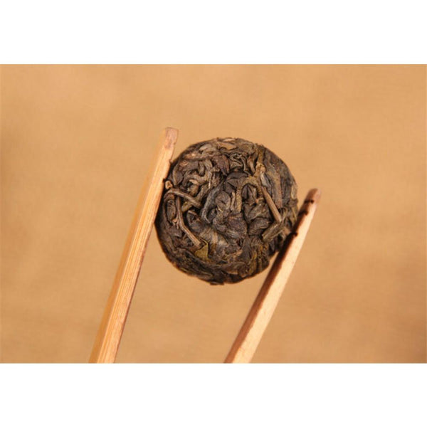 HelloYoungTea Handmade Raw Pu-erh Tea with Rose 500g Ancient Tree Mini Tuocha