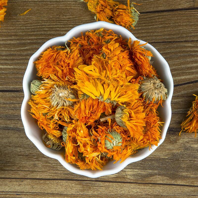 HelloYoungTea Chinese Marigold Tea Genuine Female Flower Herbal Tea Calendula Officinalis Tea