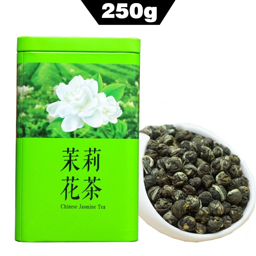 HelloYoungTea 2023 Natural Fresh Jasmine Pearl, Chinese Green Tea, Jasmine Dragon Pearls, Green Tea in Box, 150g