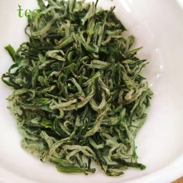 HelloYoungTea 2023 Hubei New Tea, Wushan Brand Spring Green Tea with White Tips and Strong Aroma, Yingshan Yunwu Tea 2023年湖北新茶，巫山牌白毫浓香春绿茶，英山云雾茶