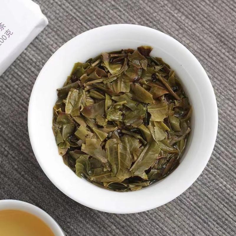 HelloYoungTea 200g Yunan Puerh Raw Tea Brick Bulangchunjian Pu-erh Tea Chinese Pu'er Green Tea
