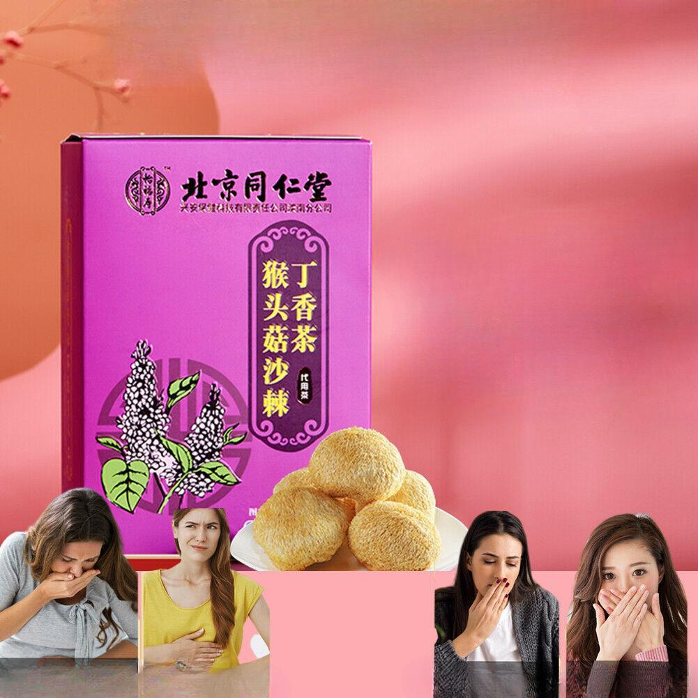HelloYoungTea Tongrentang Hericium Erinaceus Seabuckthorn and Clove Tea Stomach Nourishing Tea Health Tea