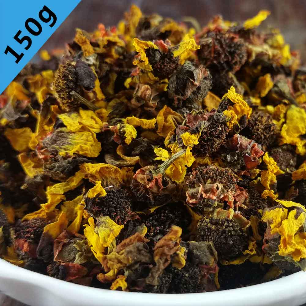 HelloYoungTea Kunlun Snow Dandelion and Chrysanthemum Chinese Herbal Tea, Dried Tea, 150g
