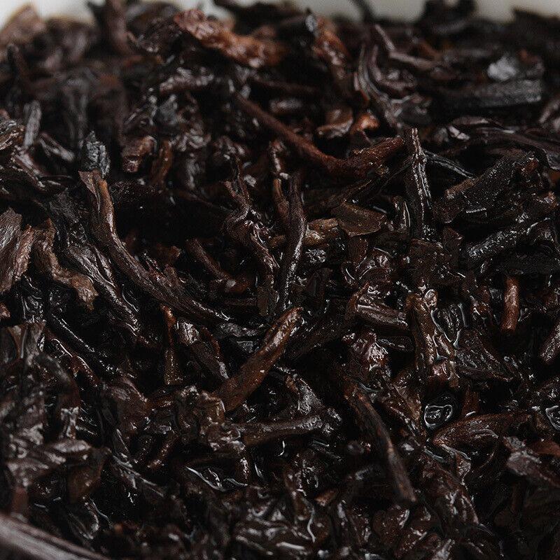 HelloYoungTea 357g Yunnan Pu'er Tea Banzhang Ancient Rhyme Aged Ripe Cake Seven Seed Cake Tea