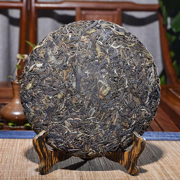 HelloYoungTea 2008 Menghai Ban Zhang King Puer Tea 357g Banzhang Pu'er Raw Pu-erh Cake Sheng