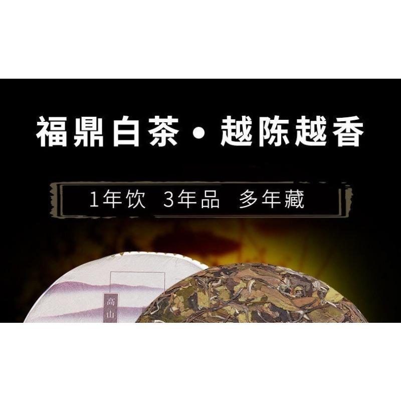 HelloYoungTea 350G Fuding White Tea Dew Tea Gongmei Cake Old White Tea Alpine Panxi Tea