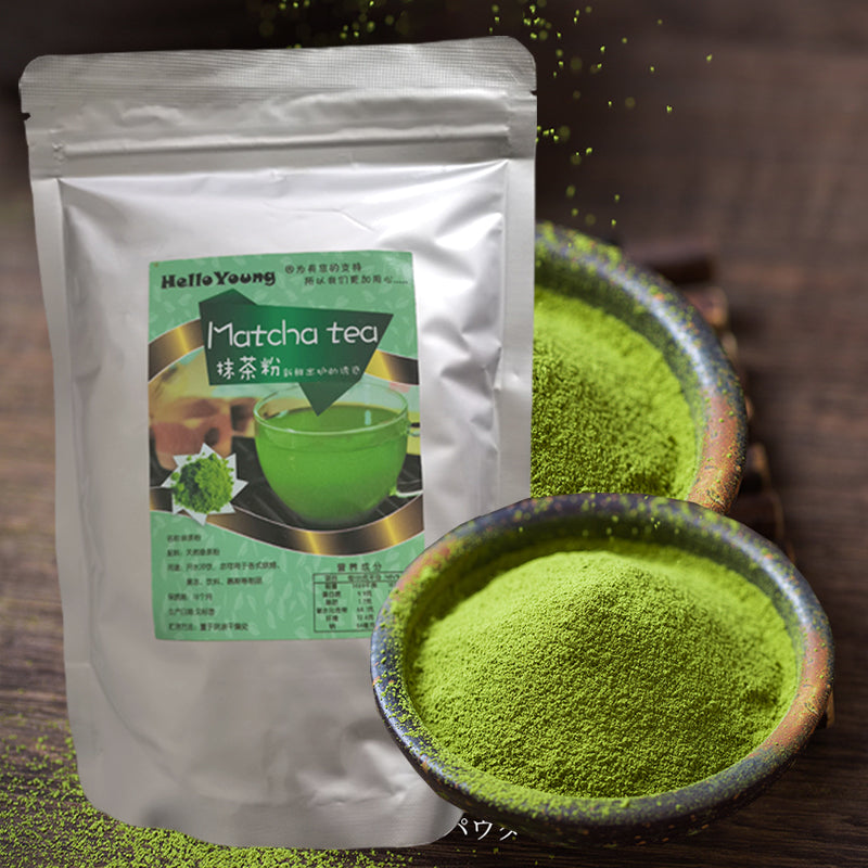 HelloYoung Organic Matcha Green Tea Powder weight loss 100% Pure Premium Culinary Grade Matcha | Lattes, Smoothies, Baking