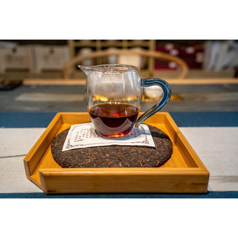 357g Lao Ban Zhang Ripe Puerh Tea Yunnan Ancient Tree Aged Ripe Puerh Tea