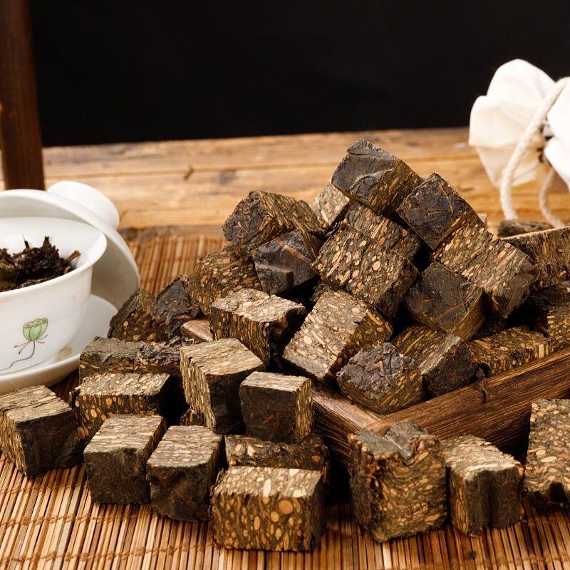 HelloYoungTea 2015 Anhua Dark Tea Qian Liang Cha, Portable with Floral Aroma, 500g 2015年安化黑茶千两茶，便携装，花香型，500克