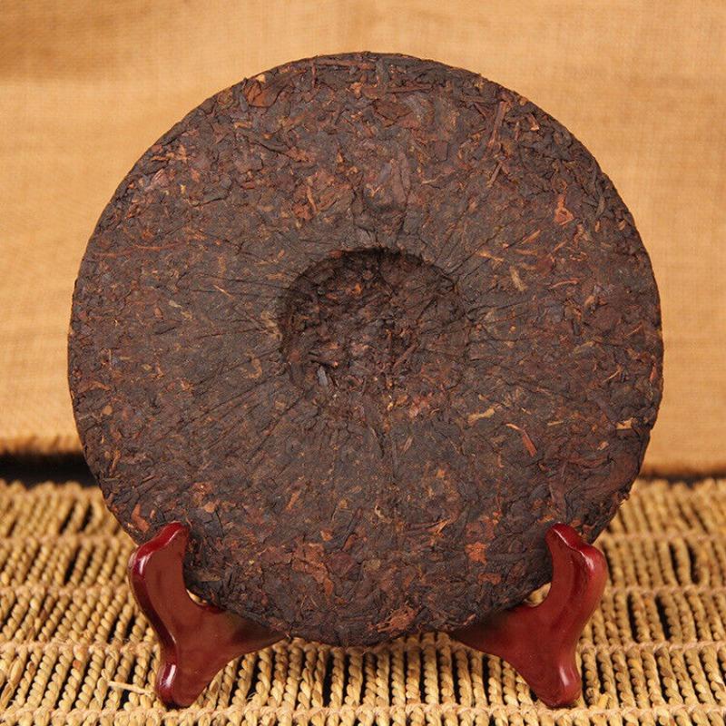 HelloYoungTea Yunnan Pu'er Ripe Tea Cake 357g Yunnan Pu'er Tea Cake Healthy Drink