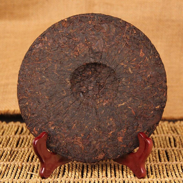 HelloYoungTea Yunnan Pu'er Ripe Tea Cake 357g Yunnan Pu'er Tea Cake Healthy Drink