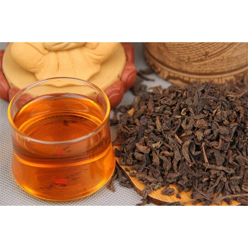 HelloYoung Yunan Pu Erh Tea Bamboo Canned Package Black Tea Loose Leaf Ripe Puer Tea 100g