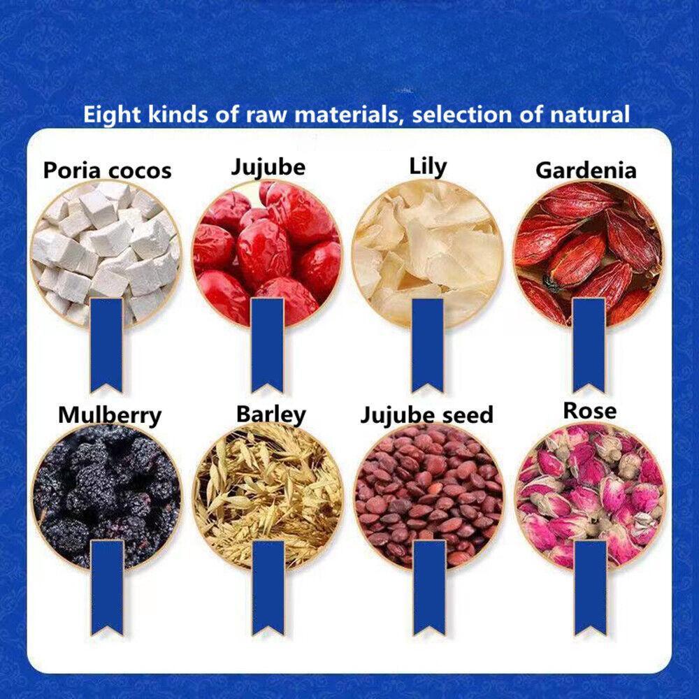HelloYoungTea Poria Jujube Seed Tea Promote Sleep insomnia 300g