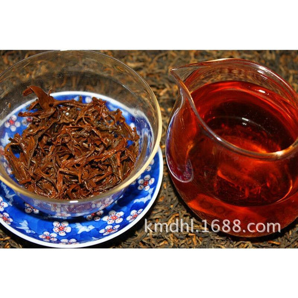 HelloYoungTea 500g Yunnan Dian Hong Tea Classic 58 Pine Needle Black Tea One Bud and One Leaf