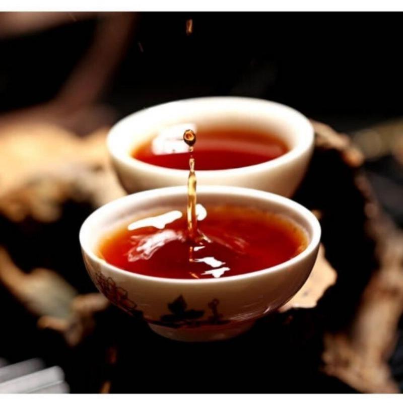 HelloYoungTea Menghai 70th Anniversary Zhongcha Premium 7581 Pu-erh Ripe Tea Brick 250g