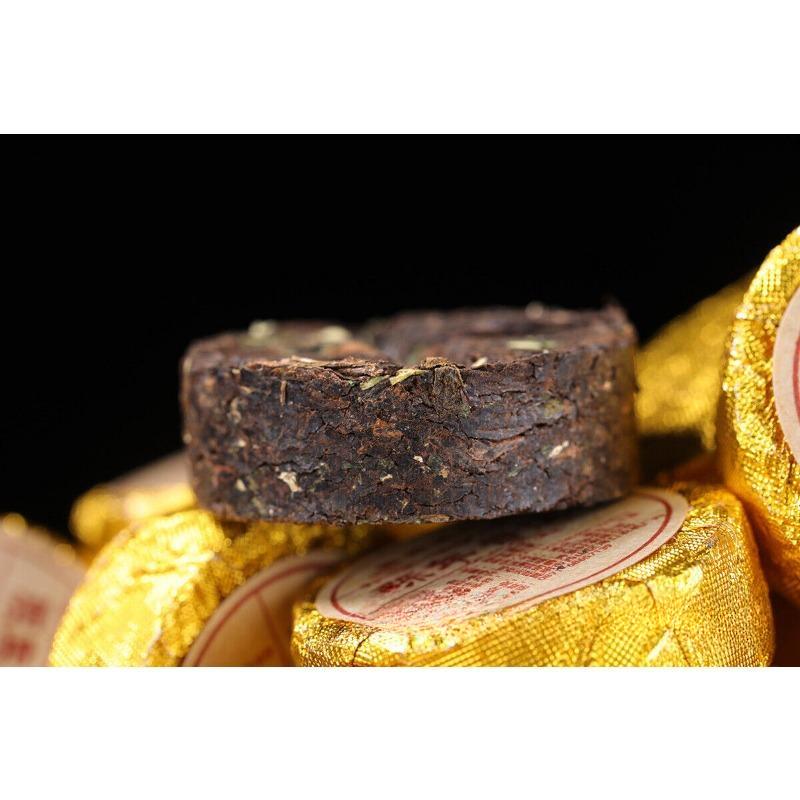 HelloYoungTea Yunnan Puer Small Tuocha Ripe Tea Original Mini Tuocha Small Round Tea Cake 500g