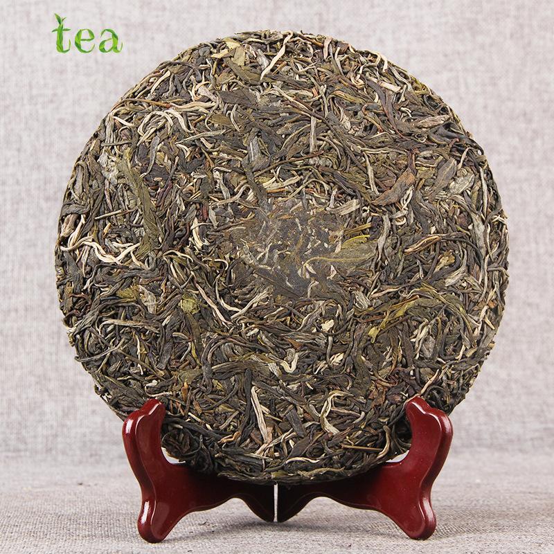 HelloYoungTea 2020 Toudi Early Spring Raw Yunnan Pu'er Tea, Tender Brown Buds Early Spring, Chunjian Seven Seed Cake, 357g
