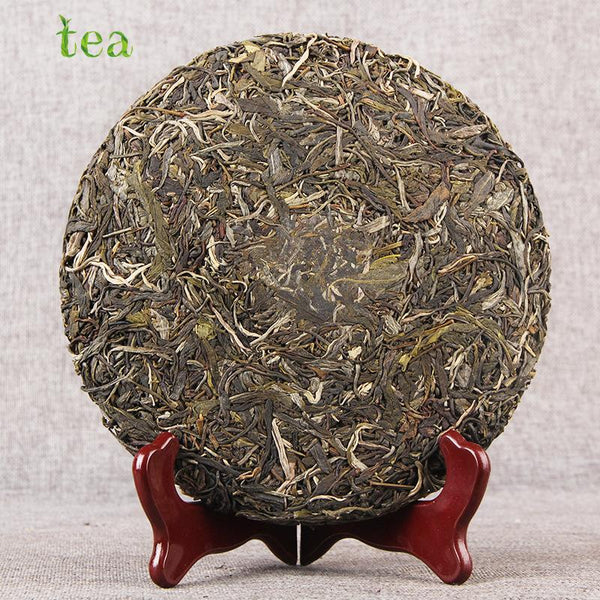 HelloYoungTea 2020 Toudi Early Spring Raw Yunnan Pu'er Tea, Tender Brown Buds Early Spring, Chunjian Seven Seed Cake, 357g