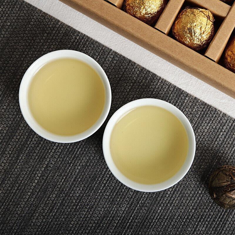 HelloYoungTea Yunnan Pu'er Tea 18 Old Banzhang Ancient Tree Gold Leaf Raw Tea Dragon Pearl