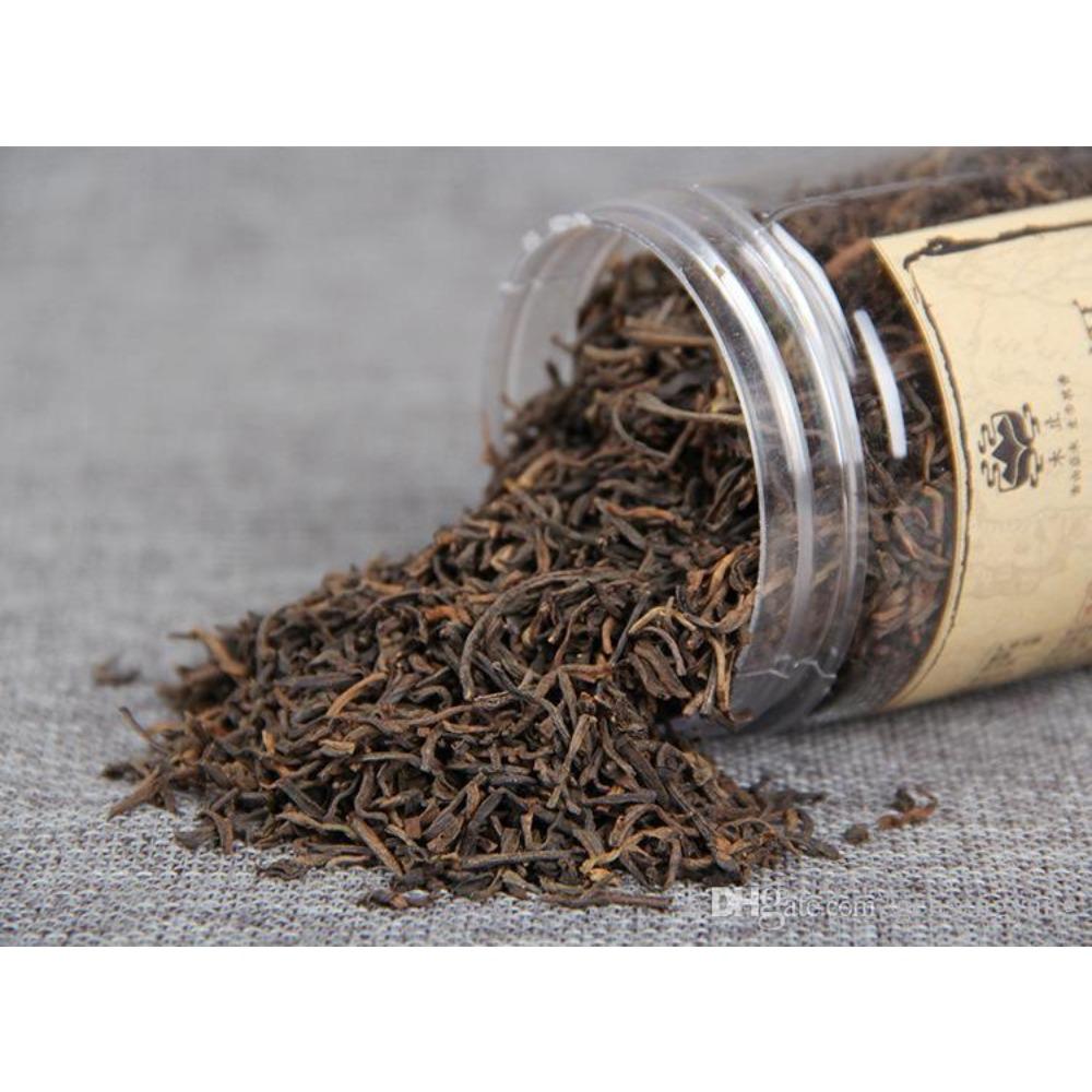 HelloYoungTea Yunnan Puer Ripe Tea Organic Canned Palace Puerh 80g