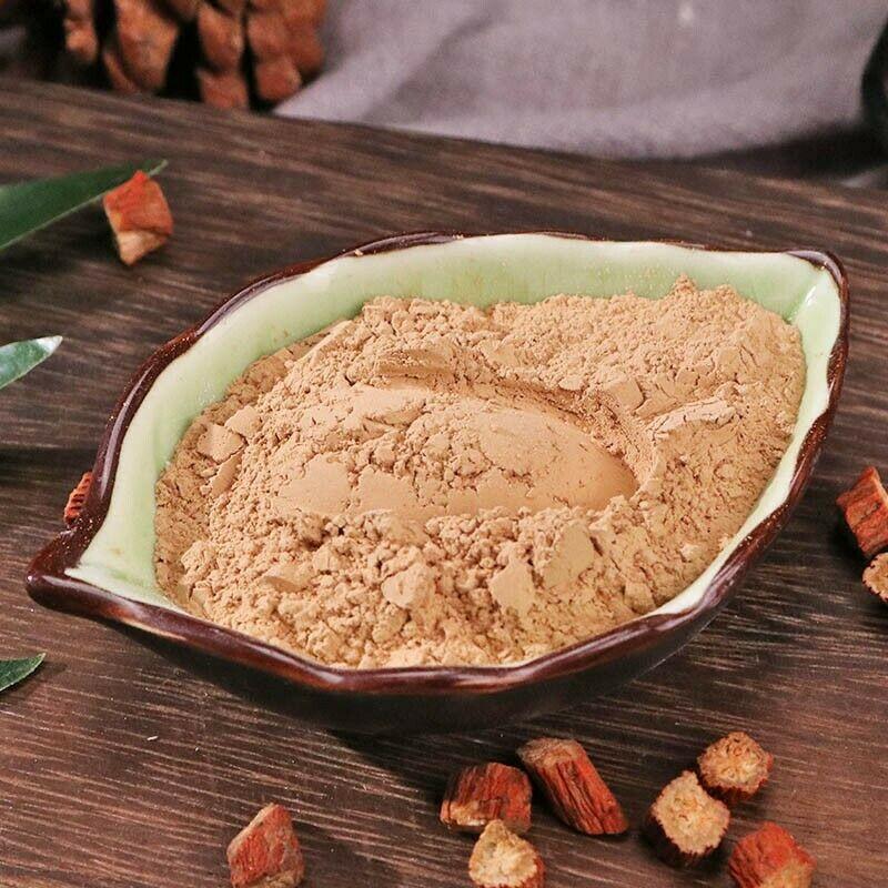 HelloYoungTea Natural Dang Shen Tea Powder Chinese Salvia Miltiorrhiza Powder Red Sage Root Powder