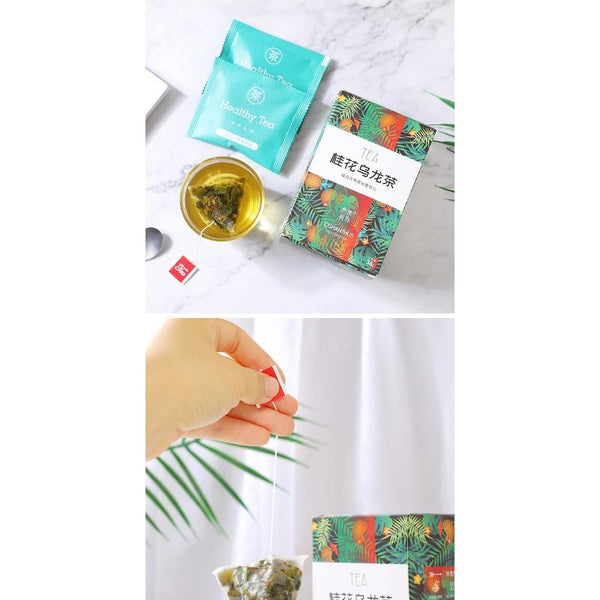 HelloYoungTea Osmanthus Oolong Tea Bag Soaking Flower Tea Triangle Tea Bag Cold Soaking Tea