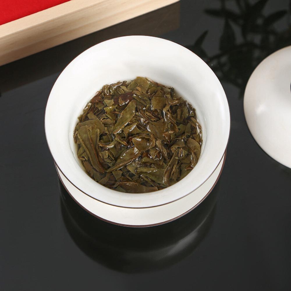 HelloYoungTea Fuding White Tea 2016 Shou Mei Cake Aged Loose Press 500g