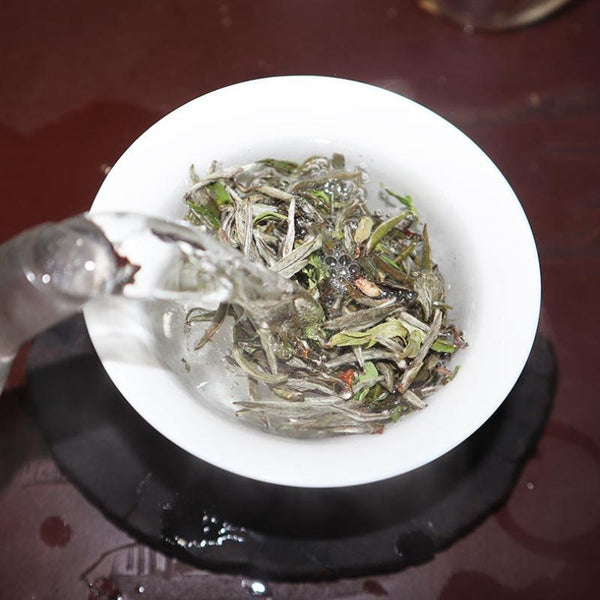 HelloYoungTea 150g White hairs silver needle Fuding white tea loose tea Panxi bubble bag tea