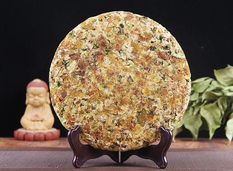 HelloYoungTea GU SHU CHA HUA Flower Lincang Snowy Mountains Ancient Tree Raw Puer Tea 357g