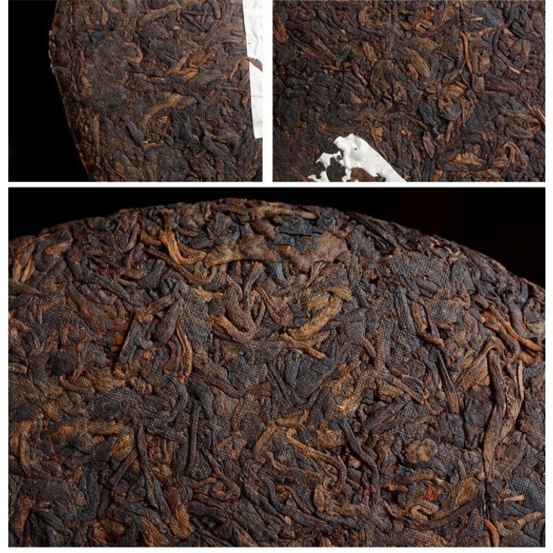 357g/Cake Yunnan Pu'er Tea Cooked Tea Cake Yunnan Qizi Cake Tea Pure Ingredients