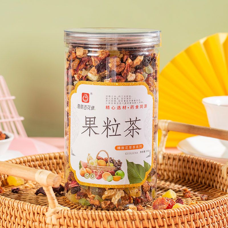 HelloYoung Healthy Flower Herbal Tea Fruit Tea Canned Pineapple Cantaloupe New Organic 350g Secondary image
