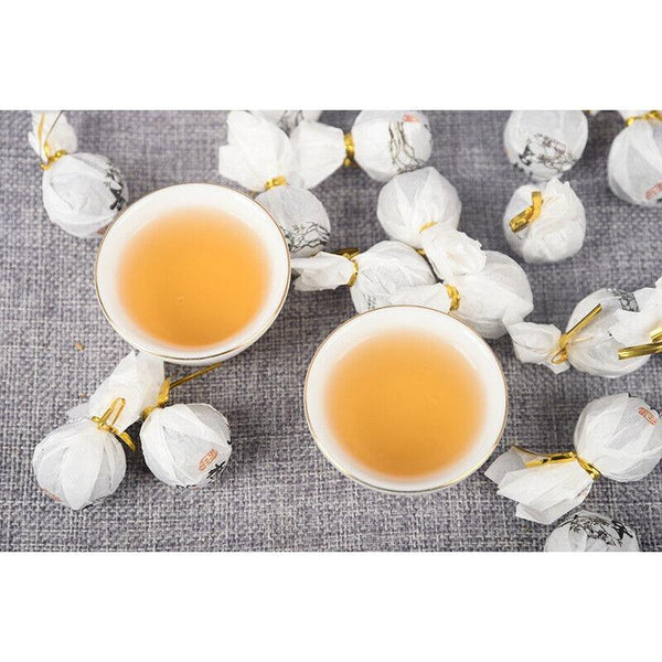 HelloYoungTea 500g Yunnan Ancient White Tea Longzhu Tuo Tea Sweet Than Iceland Boiled Steeped
