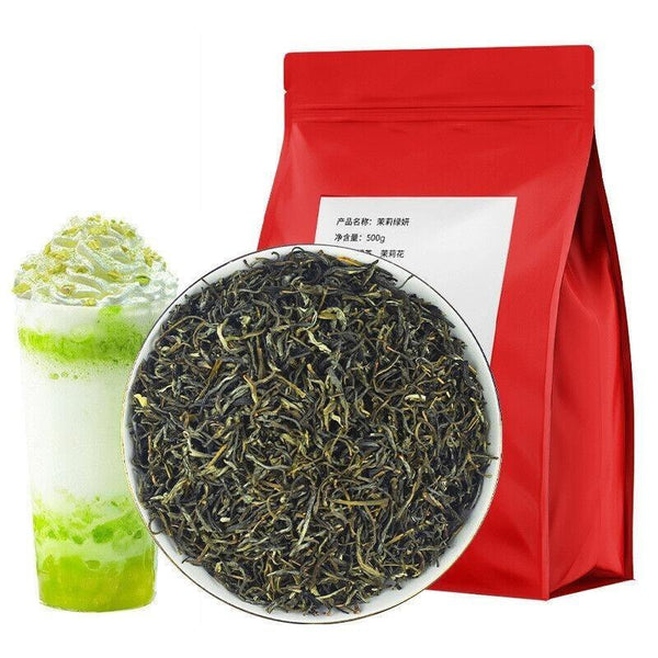 HelloYoungTea 500g Jasmine Green Tea, Jasmine Flower Tea, Tea Bag, Fruit Tea