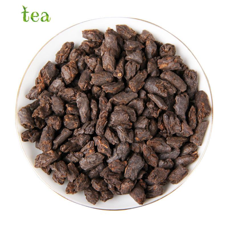 HelloYoungTea Aged Pu'er Tea, Menghai Jelly Aroma Crushed Silver Tea, Fossilized Aged Pu'er Aroma, Bulk Ripened Tea 500g