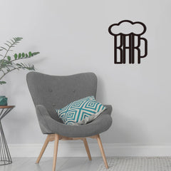 CIFbuy™ Trendy Beer Mug Metal Wall Decor - Stylish Bar Sign & Gothic Kitchen Wall Art, Unique Beer Sign Brings Creative Decor Ideas to Home Bars & Kitchens, Decorative Wall Sculptures.