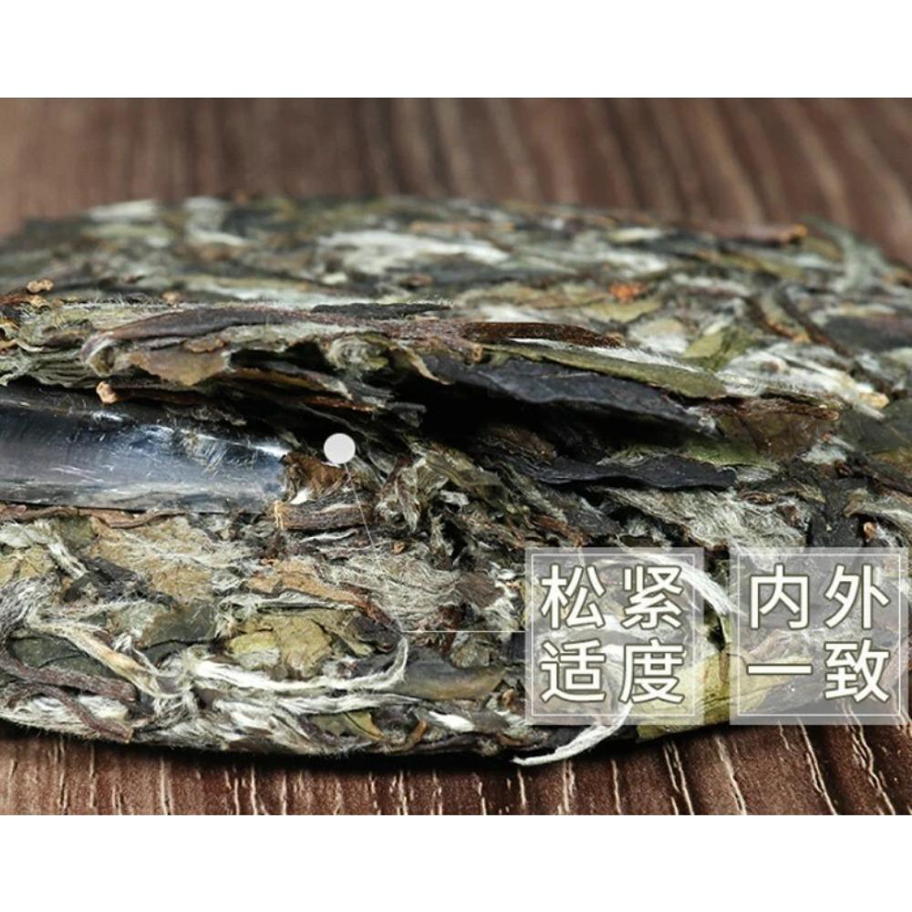 HelloYoungTea Bai Mu Dan cake,Chinese fujian white tea FuDing,Pai Mu Tan Peony tee 10*100grams