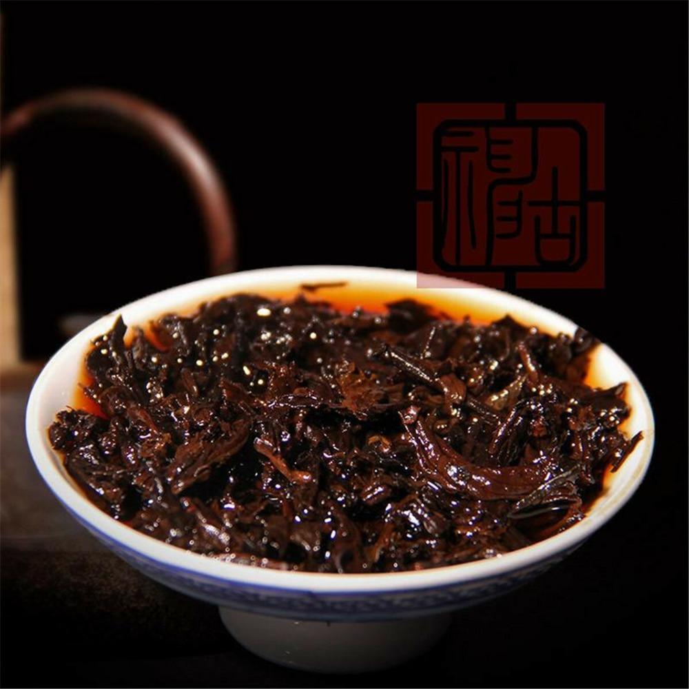 HelloYoungTea Yunnan Pu Erh Tea Cake Ripe Black Tea Natural Organic Healthy Drink 357g