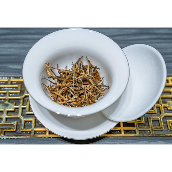 HelloYoungTea 500G Yunnan Black Tea Mini Gold Needle Fengqing Dian Hong Tea Small Gold Needle