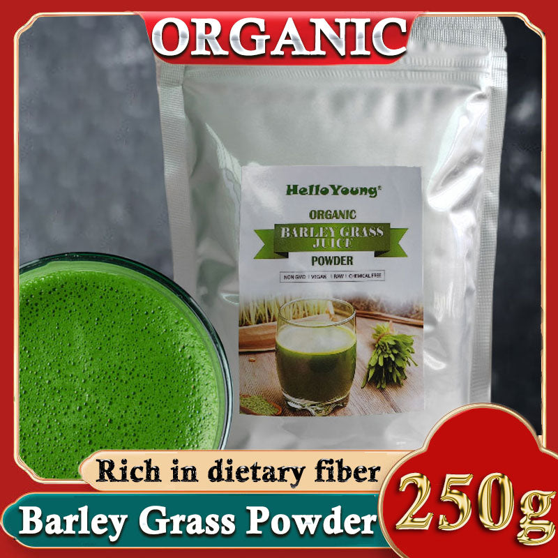 HelloYoung HelloYoung 250g Organic Barley Grass Powder Gluten Free Non-GMO Superfood 100% Pure&Natural I Nutritionally Complete