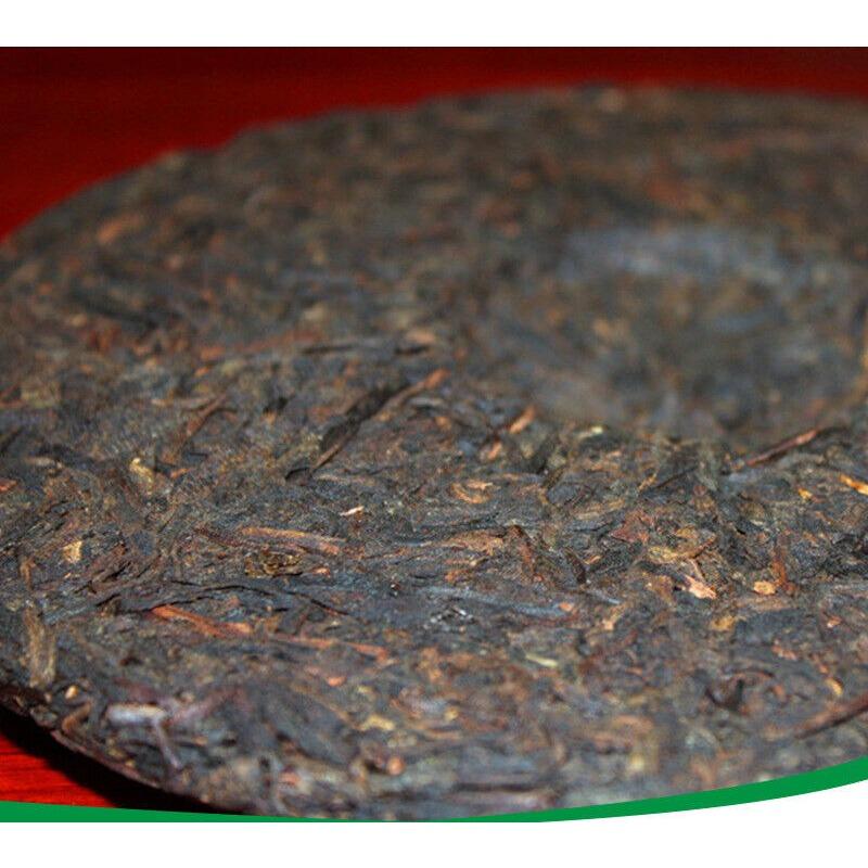 HelloYoungTea 357g Yunnan Pu'er Tea Ancient Tree Tea Leaves Ripe Tea Cake