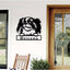CIFbuy™ Trendy Handcrafted Rustic Welcome Dog Metal Wall Art - Charming Canine Decor Elevates Home, Office, Garden & Patio, Perfect for Dog Lovers, Creates Welcoming Rustic Vibe, Wall Sculptures.
