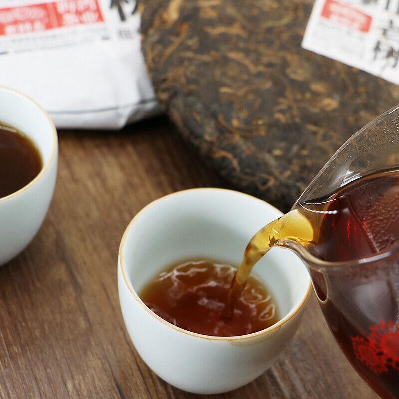 HelloYoungTea Ancient Mt. Old Tree * Haiwan Puerh Tea Cake 2018 500g Ripe Puer Shu Batch 181