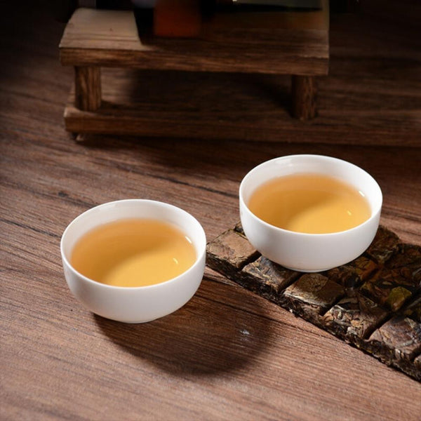 HelloYoungTea 100g Organic Chinese High Mountain White Tea Cake