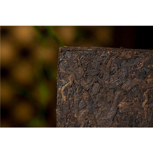 250g Yunnan Pu'er Tea Brick Brown Mountain Arbor Menghai Big Leaf Spring Tea