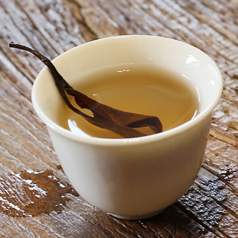 HelloYoung ManSong Royal Tribute Tea Ancient Pu'er Raw Tea Kunming Dry Storage 357g/12.59oz