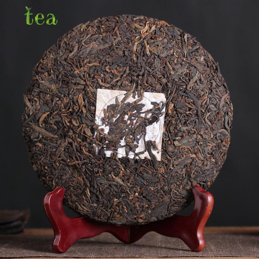 HelloYoungTea 2017 Yunnan Iceland Sweet Rich Aged Ripe Puer Qizi Tea Cake 357g