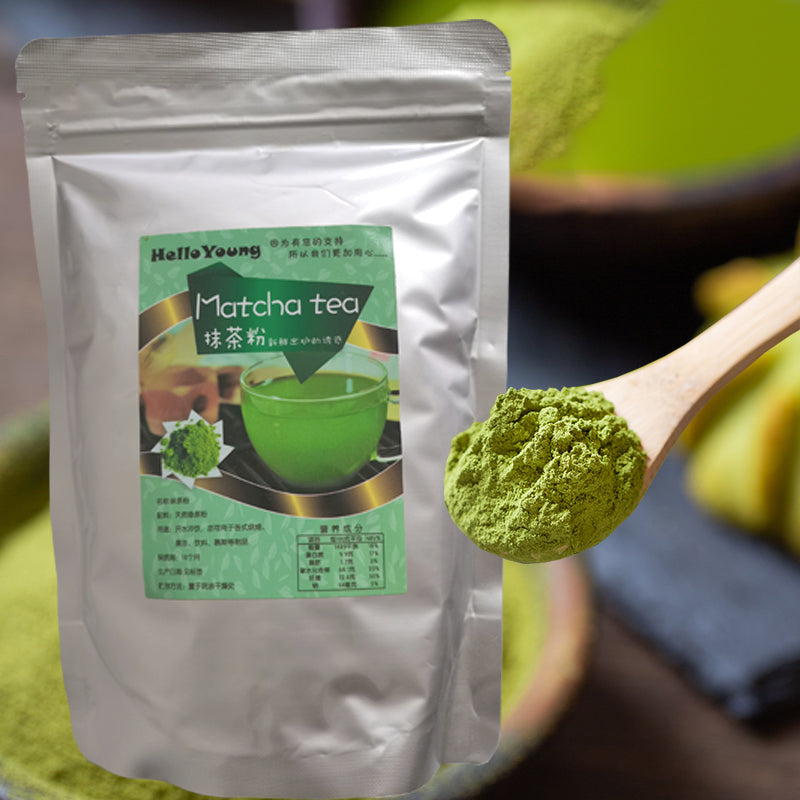 HelloYoung Organic Matcha Green Tea Powder Authentic Japanese First Harvest Ceremonial Grade Matcha Green Tea Powder matcha green tea powder